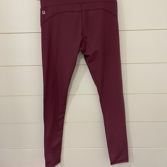Fabletics Tights- Burgundy - Picture 2 of 2